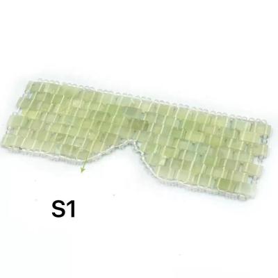 China Jade Cooling Eye Mask For Traditional Handmade Beauty Gift And Massage for sale