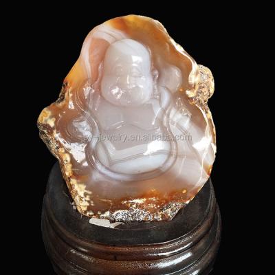 China China Shoushan Original Chinese Stone Fengshui Hand Carved Buddhism for sale