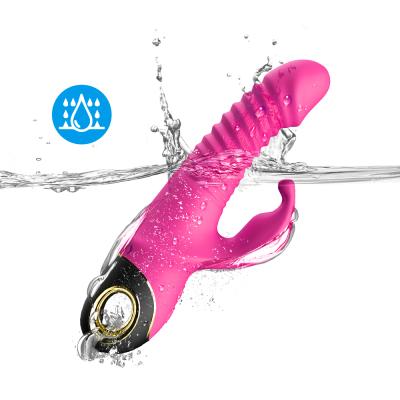 China Silicone+ABS Manufacturer Designed Big Big Thrusting Thrusting Vibrators Massager for sale