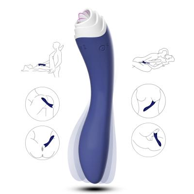 China 2020 Silicone+ABS Trend Dual Motor Electric Masturbator Clitoris Stimulator Licking Tongue Vibrator For Women for sale