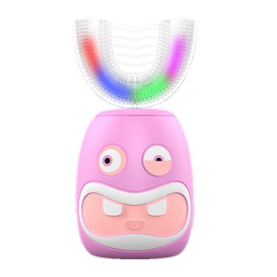 China ABS U Baby Toothbrush 360 Electric Toothbrush Kids Toothbrush with Light for sale