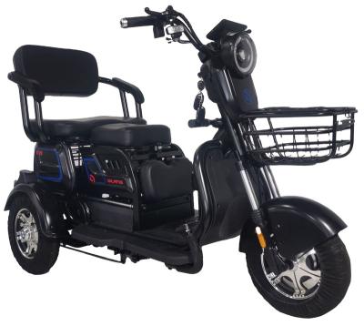 China Pssenger Disabled Scooters 3 Wheel Passenger 1000W 500W Open Adult Electric Tricycles for sale