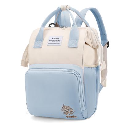 China Waterproof Mummy Maternity Backpack Diaper Baby Carrier Waterproof Mummy Bags Oxford Manufacturer Customized Wet Diaper Bag for sale