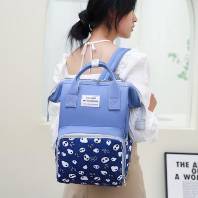 China Wholesale Large Capacity Water Resistant Baby Diaper Bag Travel For Mom Baby Care Backpack for sale