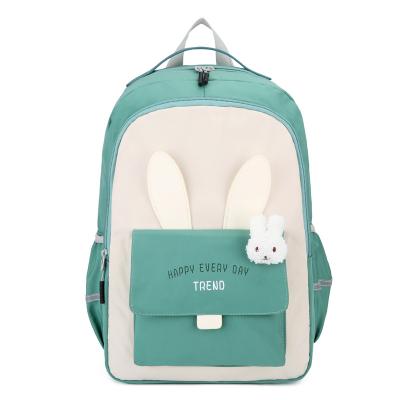 China Simple style waterproof school bags for kids and teenagers backpack with storage book function girl backpack for sale