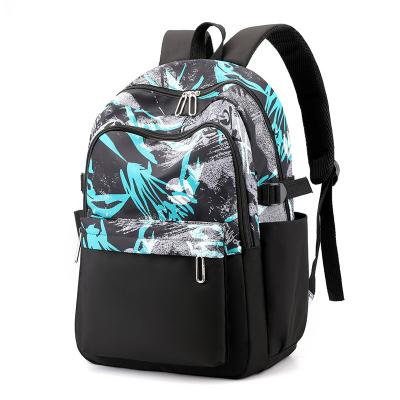 China Fashion Youth Waterproof Travel Sports Backpack With Color Printing Student Backpack Bags for sale