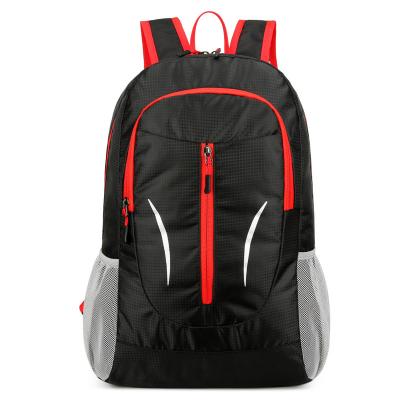 China Promotional Cheap Outdoor Travel Waterproof Custom Logo Polyester Waterproof Foldable Backpack for sale