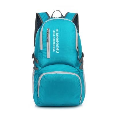 China Custom LOGO Ultralight Travel Sport Backpack Waterproof Large Capacity Increasing School Backpack Recycling Portable Foldable Shoulder Bag for sale