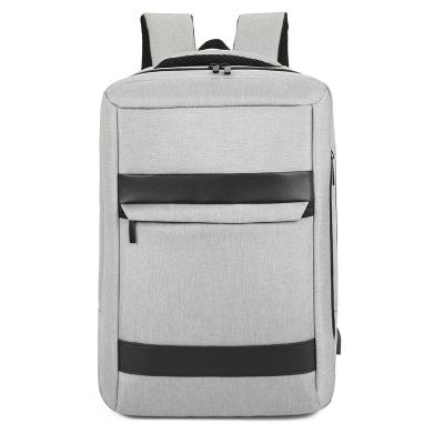 China With USB Travel High Quality Men's Business Gray Extendable Computer Backpack With USB for sale