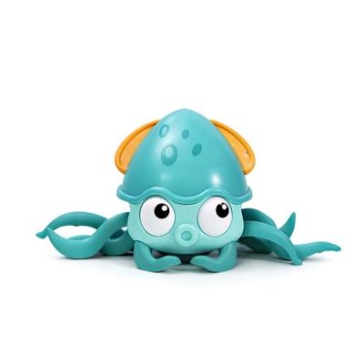 China Bath Toy Walking Octopus Pull Rope Octopus Toy Baby Bath Summer Splashing Toy Children Bath Toy for sale