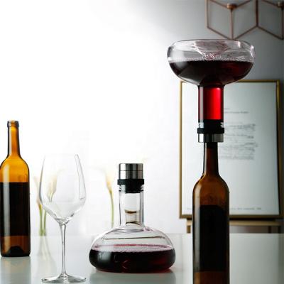 China 2021 viable the best selling 1200ml unique clear crystal glass wine decanter for gift for sale