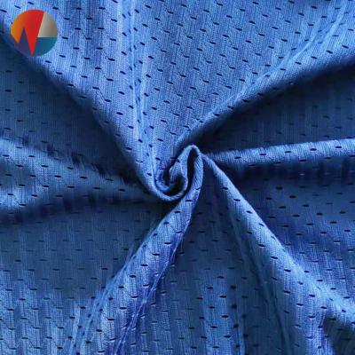 China Eco-friendly 100% Polyester Bird's Eye Power Stretch Mesh Stretch Fabric For Garment And Sportswear for sale