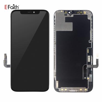 China Display and Touch Mobile Phone Touch+frame+oca+front Glass For Iphone 12 Pro Screen Max Replacement Incell Lcd Screen Display for sale