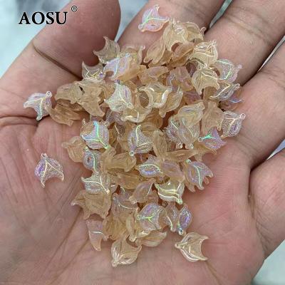 China Wholesale 10mm Flatback AOSU Fancy Fox Rhinestones Appliques Light Peach ab Decoration Diamond Resin Crystal Rhinestones For DIY for sale