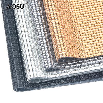 China AOSU Flatback 24*40cm Hotfix Clear Square Rhinestone Mesh Sheet Glass Crystals Trim Rhinestone Applique Strip for DIY Bags for sale