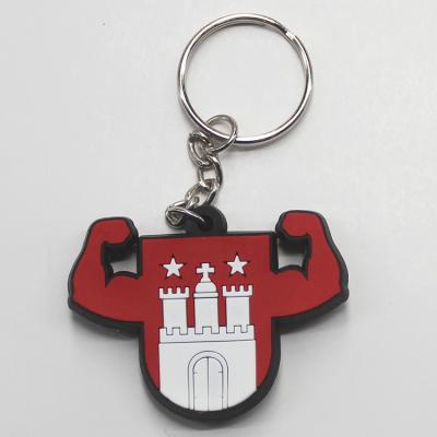 China Souvenir Gifts Promotion PVC Keychains OEM Factory Price Custom Design Made Rubber Keychains Custom Shape 2D 3D Soft Rubber PVC Key Chain for sale