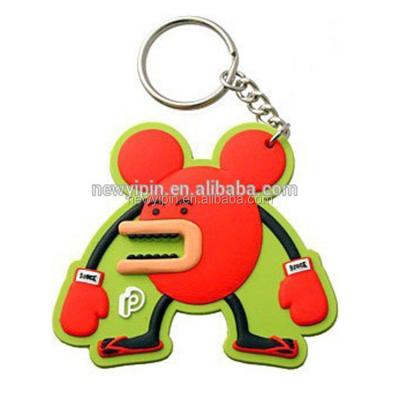 China All Over The World So Cute PVC Animal Key Chain Custom Design Soft 2D/3D PVC Key Chain For Promotion for sale