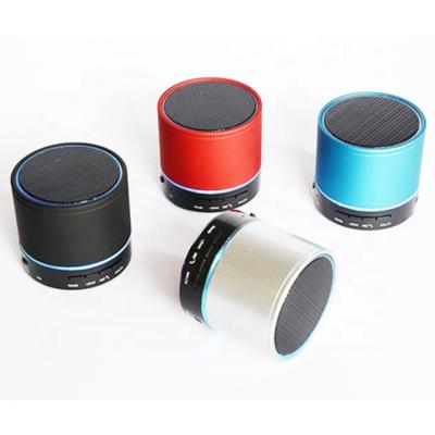 China AUX wireless speaker. BT Wireless Flash TF Card Reader Mini Speaker Support USB With LED for sale