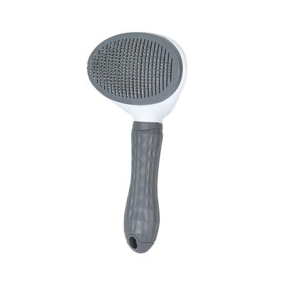 China Portable Pet Comb One-Click Comb Massage Pet Sustainable Easy Use Self-cleaning Cleaning Comb for sale