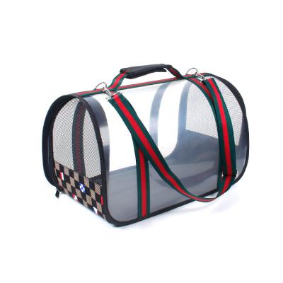 China Sustainable Custom Made Oxford Mesh Breathable Pet Travel Package Cat Bag Outdoor Pet Carrier Bag For Dog for sale