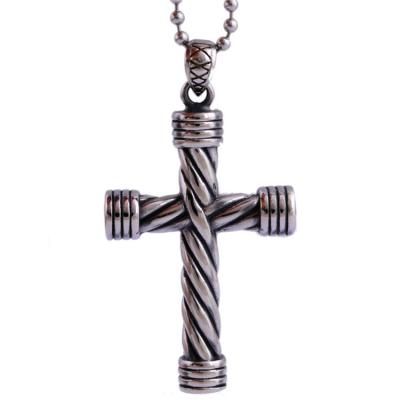 China FASHIONABLE Production Titanium Technology Costume Jewelry Steel Cross Chains And Necklace With Pendant Te koop