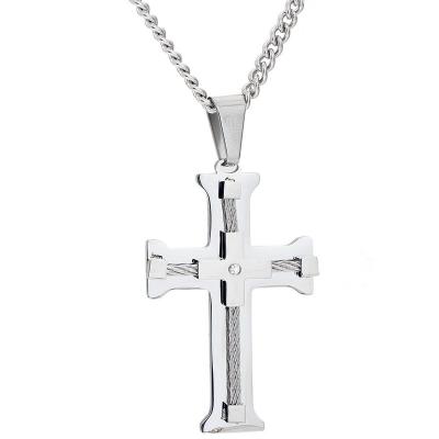 중국 Factory Sale Various Fashionable Pendant Woman Hip Hop Cross Necklace For Men With Diamond 판매용