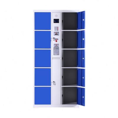 China Smart Electronic Locker (Other) Storage 10 Lockers Adjustable Metal Electronic Lockers For School Supermarket Gym for sale