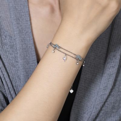 中国 Popular FASHIONABLE customized charms wholesale chain and custom bracelet High quality stainless steel 販売のため