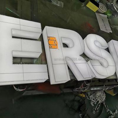 China Waterproof Single Channel Acrylic Letter Sign Commercial Letter LED Panel Sample Design LED Outdoor AC Sign for sale