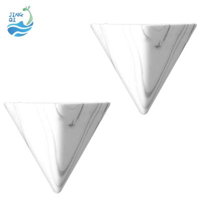 China Jingqi modern 2022 hot-selling modern indoor flower pots garden art hanging flower pot decorative triangle small pot for sale