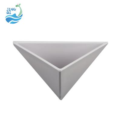 China Wall mounted flower pot jingqi wholesale cheap white small triangle hanging floating wall mounted elegant amazon best seller flower pots & planters for sale