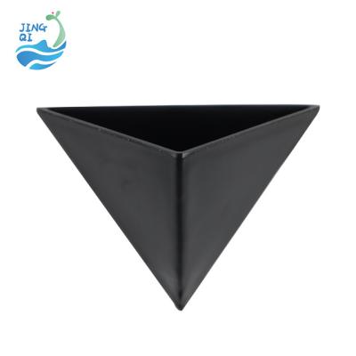 China Wall mounted flower pot jingqi Factory customization small triangle new vertical different garden amazon hot sell flower pots & planters for sale