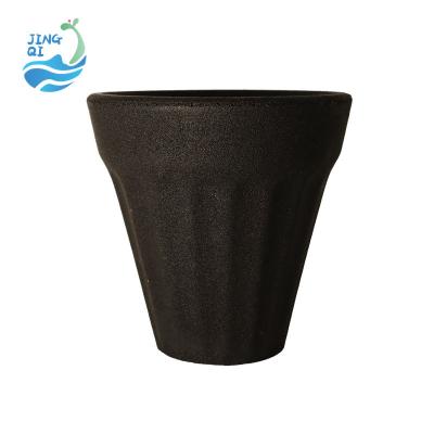 China Europe JingQi factory direct sales pot decorative indoor victorian gardening small round retro volcanic stone flower pots for sale