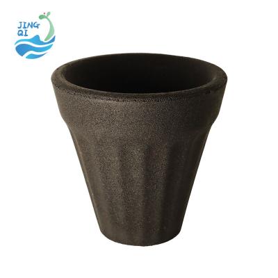 China Hot JingQi Amazon Product Amazon Best Selling Modern Design Simple Style Planters For New Garden Volcanic Stone Indoor Flower Pots for sale