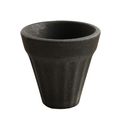 China Europe Best-selling JingQi Amazon Garden Room Small Round Volcanic Stone Flower Pots Amazon Decorative Indoor Hot Product for sale