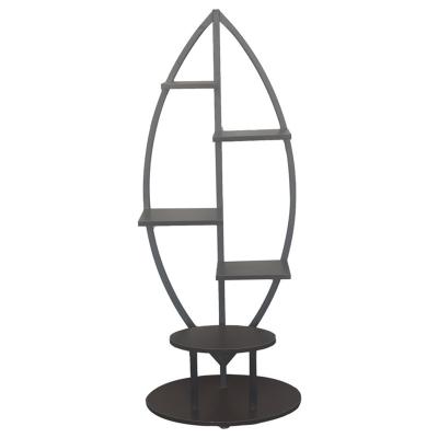 China Modern jingqi wholesale modern indoor display living room wedding decoration metal stand for plants flower pots shelf stands for sale