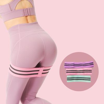 China Manufacturers Direct Selling High Elastic Strength Yoga Fitness Hip Belt Resistance Bands For Woman for sale