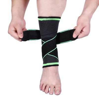 China Good Quality Durable Elastic Wrap Bandage Breathable Compression Damping Ankle Guard for sale