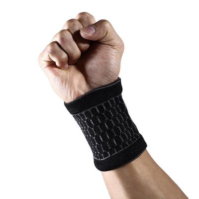 China Cheap And High Quality Breathable Elastic Sports Jacquard Wristbands Absorb Sweat Protection Wrist Sweatband for sale