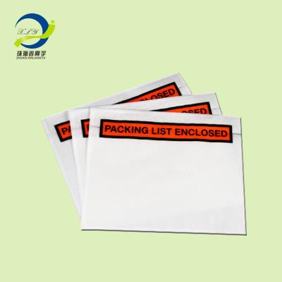 China (PHOTOS) Waterproof Packing List Pocket Packing Slip Enclosed Envelopes Packing List Envelope c5 for sale