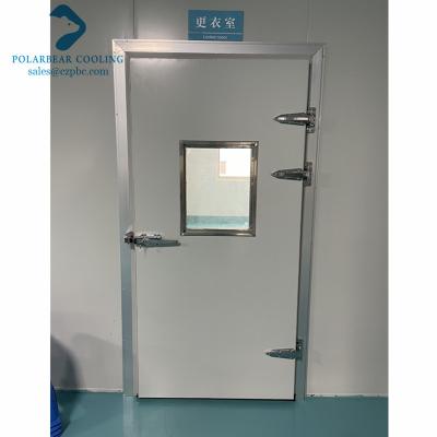 China Fire Protection Cold Room Door Use Color Aluminum And Steel Frames for sale