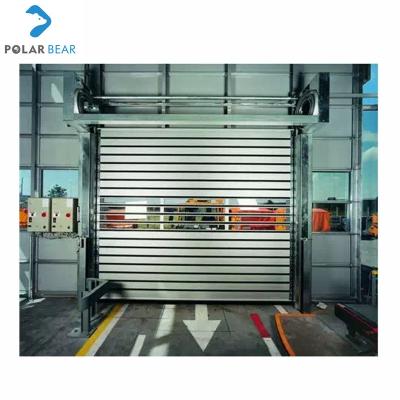 China Industrial Security Door /Aluminum Shutter Quick Rolling Roll Up Rolling Door for sale