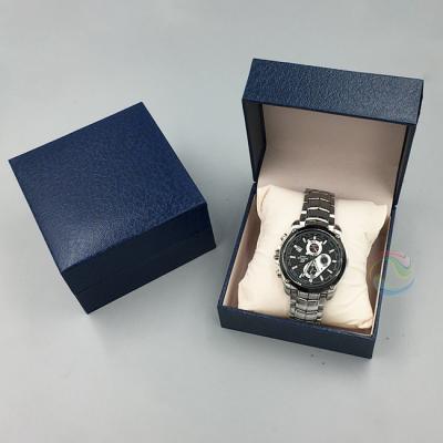 China Cheap Mens Leather Watch Storage Custom Watch Boxes With Logo for sale