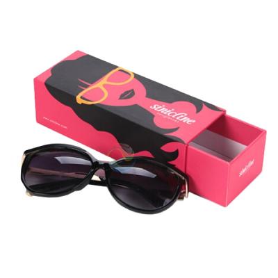 China Fashion Custom LOGO Design Cardboard Paper Sunglasses Packaging Boxes Recyclable for sale