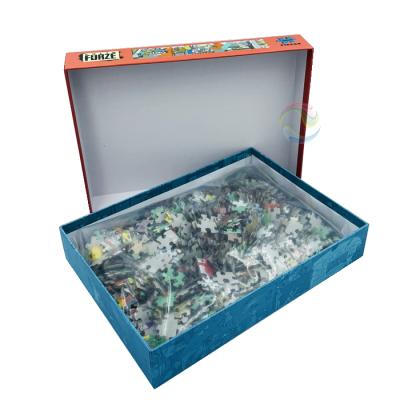 China Cartoon Toy Wholesale Custom 1000 Piece Paper Cardboard Puzzle Adult Games for sale