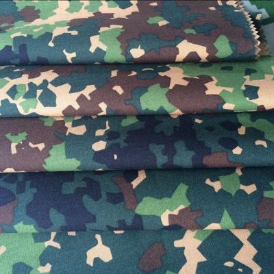 China Tejido uniforme de poliéster rayón Poplin TR 65 35 Camuflaje 150 gramos en venta