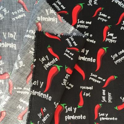 China Custom Printed T/R Woven Fabric for Chef Uniforms and Aprons for sale