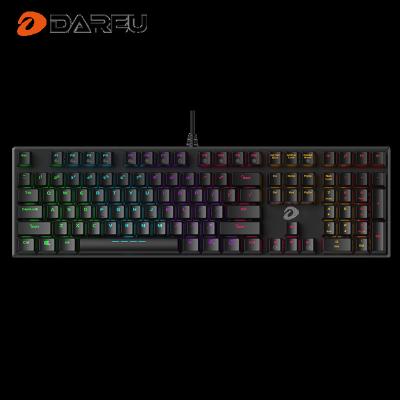 China Dareu Plug & Play EK810 Wired 108 Key Set Wired Mechanical Keyboard for Gaming Keyboard RGB tkl Keyboard Gaming Peripherals for sale