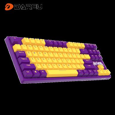 China Anti-ghosting Dareu factory hotswap switc keyboard radio wired peripherals 87 mechanical keys gaming mechanical keyboard for sale