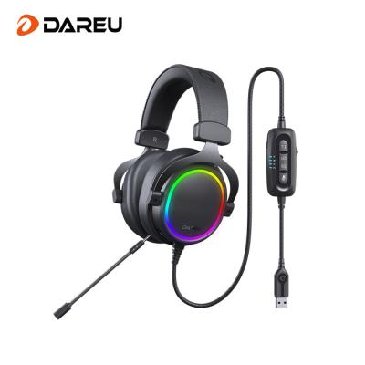 China Popular Over Ear Earphone Headphones For PC Black Red Game 7.1 Noise Cancel Computer Earphone for sale